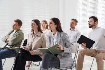 Business planning. Colleagues having meeting in office
