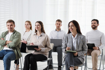 Business planning. Colleagues having meeting in office