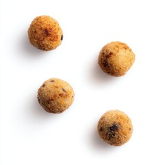 Close-Up of Four Arancini Balls