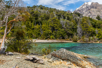Bahia de los Troncos, Circuito Chico, Bariloche, Rio Negro Province, Argentine, Patagonia.