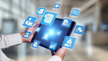 Concept of tax and financial management ensures compliance. This system streamlines tax processes, enhancing financial management for individuals and businesses alike. Gist