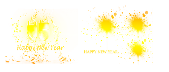 Vibrant light effect background with glowing yellow sparks and particles