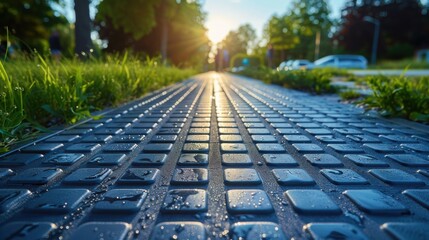 energy-harvesting road tiles converting footsteps to power