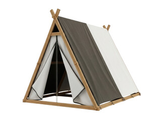 Camping tent isolated on transparent background