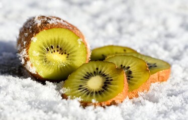 Kiwi en rondelles
