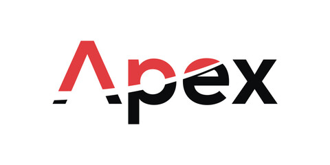 text apex logo design inspiration