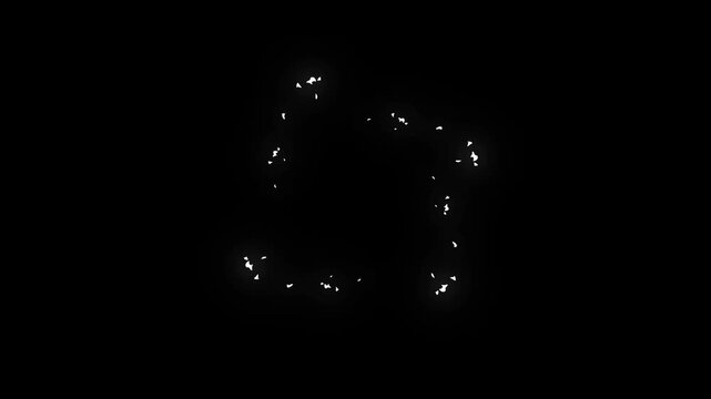 Cartoon Comic FX Electric Thunderbolt Strike, Blue Lightning Animation on Black Background, Alpha Channel Explosion Visuals, 4K Power Burst for Motion Graphics