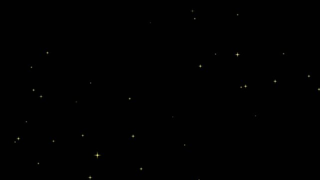 Luxury galaxy space background with glowing twinkling stars, shimmering white star fields and pulsing starburst lights creating a dreamy cosmic night sky motion animation scene