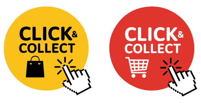 click collect ecommerce shopping icon
