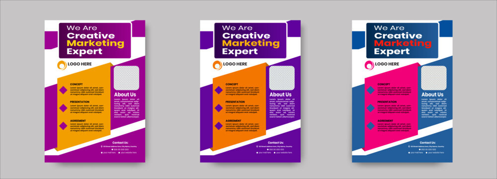 Corporate business flyer template design combination of colours. advertisement, publication, promotion, business proposition, marketing.