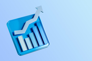 Financial growth performance data analysis business success