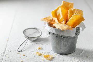 Fresh and yummy angel wings ready to eat.