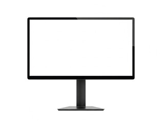 Modern computer monitor icon isolated on transparent background