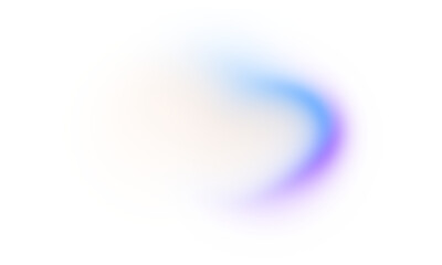 Abstract colorful blur with gradient effect on transparent background © Rezual