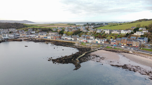Scottish seascape of Millport on the island of Great Cumbrae