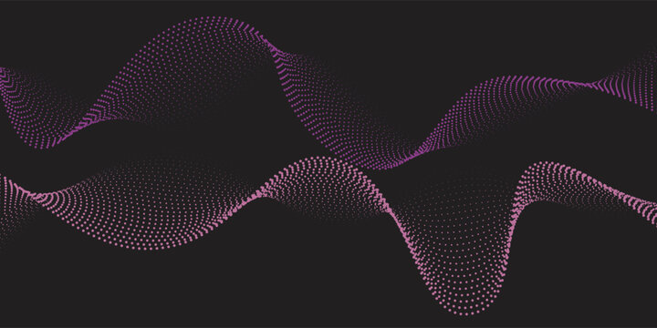 Abstract isometric 3d particle line graph