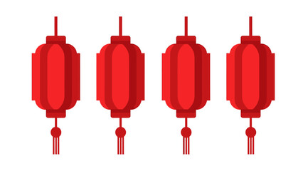 Traditional Chinese Red Lanterns