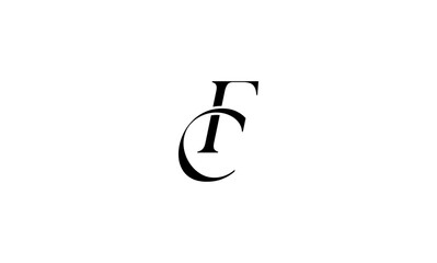 FC initial letters logo or FC monogram