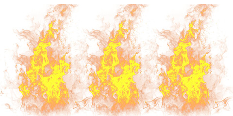 A fiery soccer ball on fire with flames engulfing it on transparent background