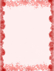 Obraz premium pink red valentine abstract illustration, background, wallpaper, card invitation design
