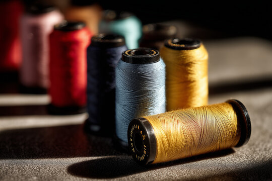 Colorful manja spool macro shot for Makar Sankranti festival visuals.