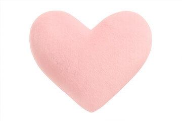 Pink heart plush toy for valentine's day love
