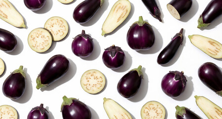 purple eggplant background