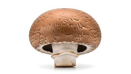 isolated King Trumpet mushroom King Oyster mushroom French horn mushroom on [PNG stock].