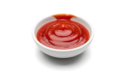 red tomato ketchup in white background high quality premium PNG file here. [PNG]. 