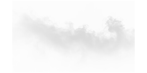 Dense white smoke texture against a stark black background mysterious fog cloud vapor design element dramatic © PNG