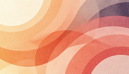 Abstract layered warm color curves for event backgrounds, digital art presentations, and creative projects