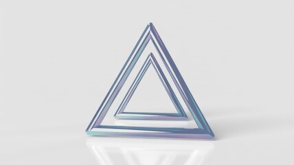 Geometric Triangle Abstract Art