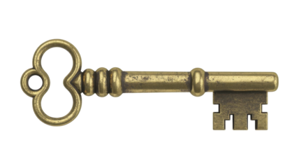 Antique Brass Key