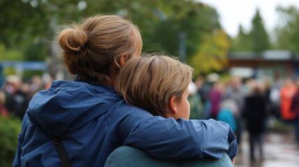 Local gathering for memorial day people sharing stories event support grieving families remembrance healing activities community appreciation recognition moment
