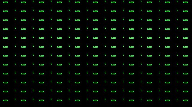Moving Plus and Minus Signs Digital Data Background