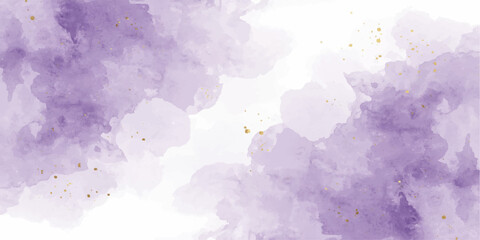 Abstract watercolor painting with a vintage paper texture featuring pink and blue ink clouds in a soft sky pattern