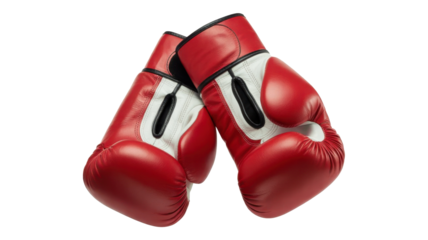 Red boxing gloves