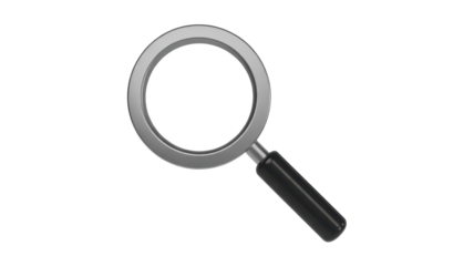 Silver Magnifying Glass