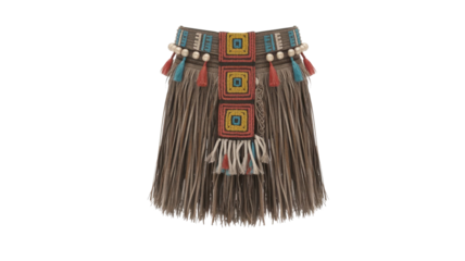 Handmade tassel skirt, ethnic design