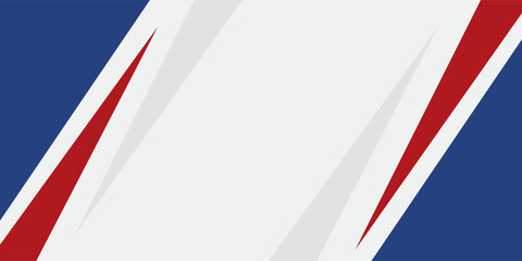 Red and blue border sports style background