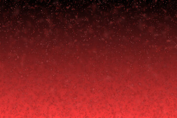 Vibrant red to black gradient with subtle white particles creating an abstract cosmic background