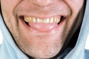 close up of a young woman smiling