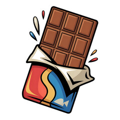 Delicious chocolate bar