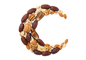 mixed nuts letter c arrangement edible decor