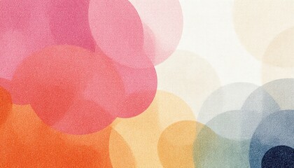 Soft Gradient Circles Backdrop Ideal for Party Invitations, Celebrations, Festive Greetings, and Cheerful Presentations