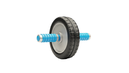 Ab Wheel with Blue Grips