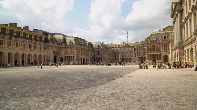 The Versailles palace,  a World heritage site nestled in the town of Versailles near Pris, France.