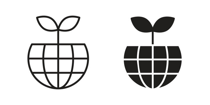 Environment icons for Graphic Design Projects and web designs