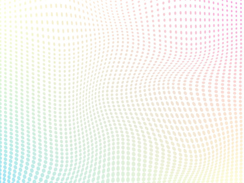 Color halftone corner gradient texture. color for banner, web site, poster, bussines card, visualization big data.Vanishing cartoon polka dot background. Dotted corner gradation pattern. Fading comic.