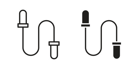 Jump rope icons for Graphic Design Projects and web designs © ramsey